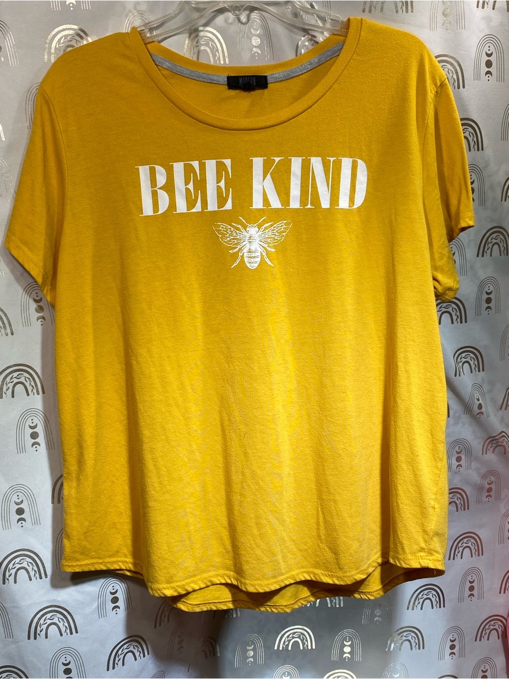 'Bee Kind' Yellow Short Sleeve Graphic Tee